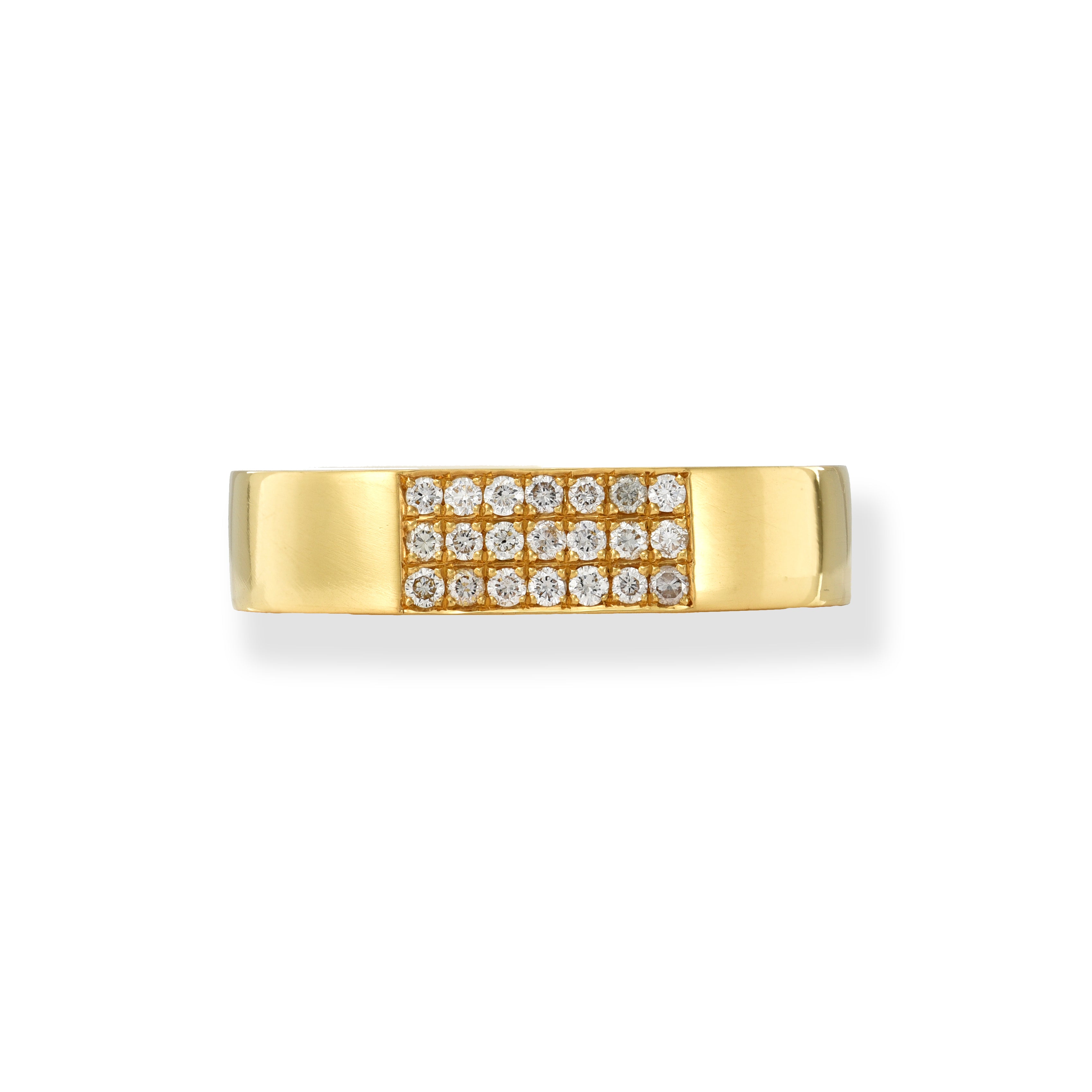 Gold Pave Diamond Ring
