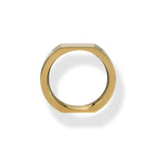 Gold Pave Diamond Ring