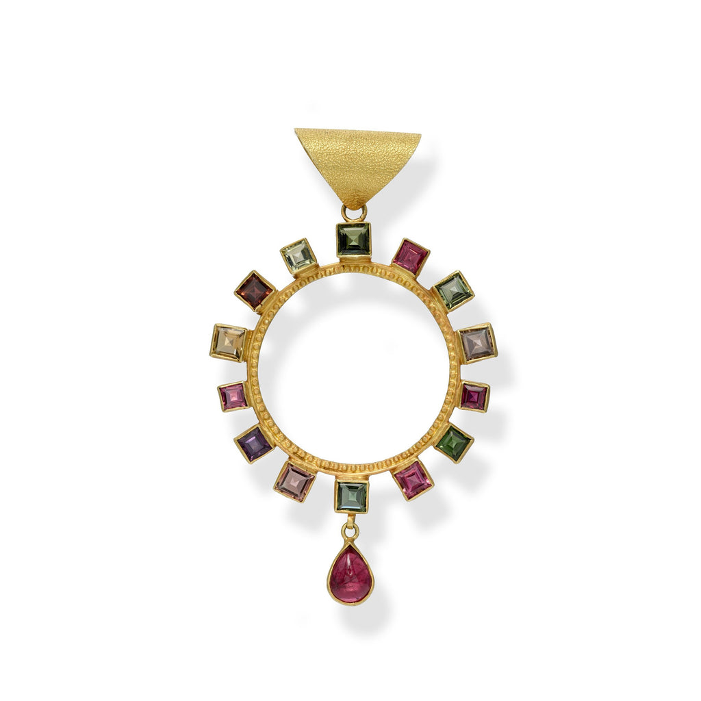 Circle of Protection Tourmaline Pendant