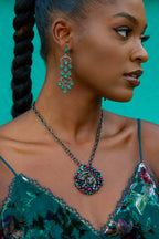 Oxidized Silver Oval Link Chain