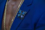 Butterfly Opal & Diamond Pendant / Brooch