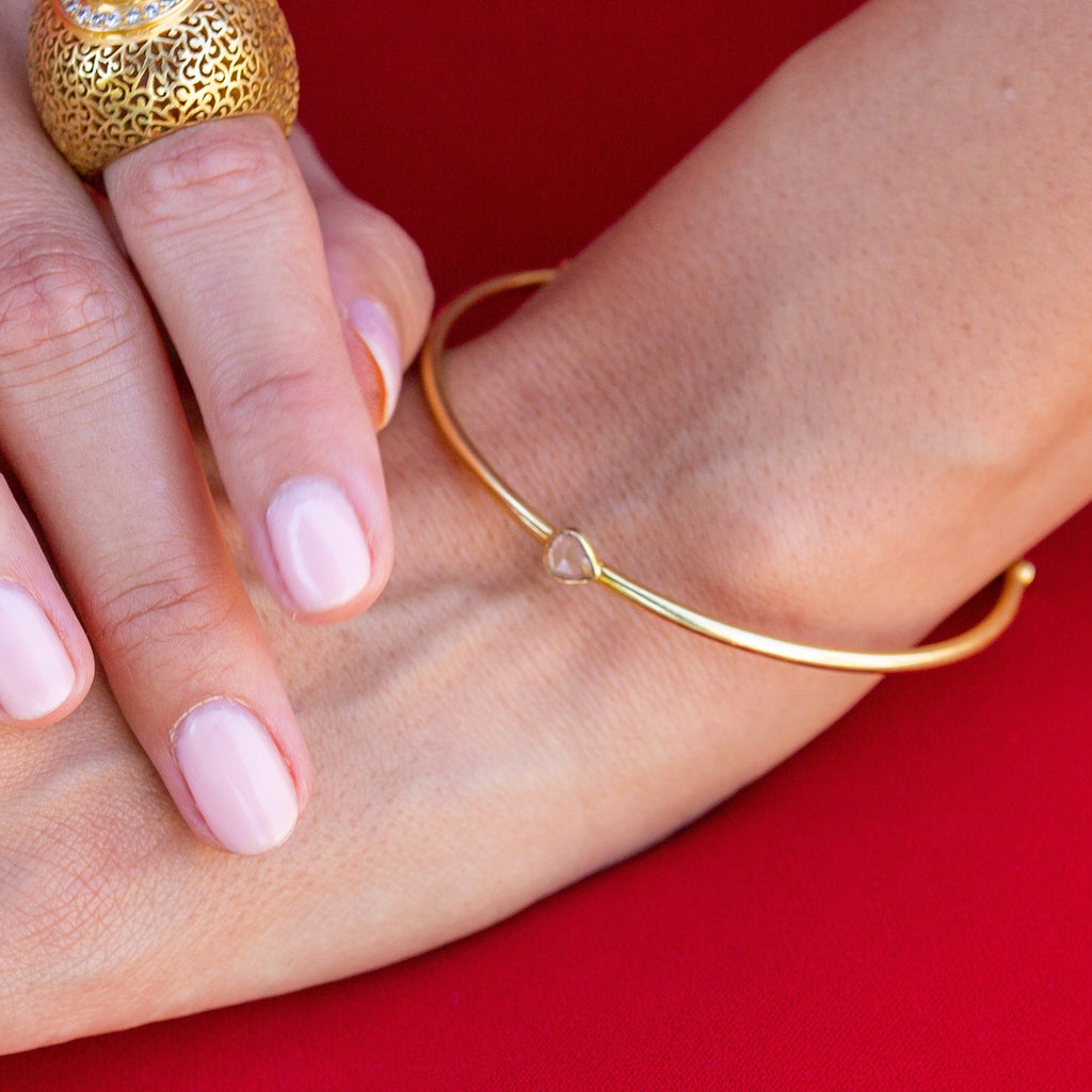 Diamond & Sapphire Bangle