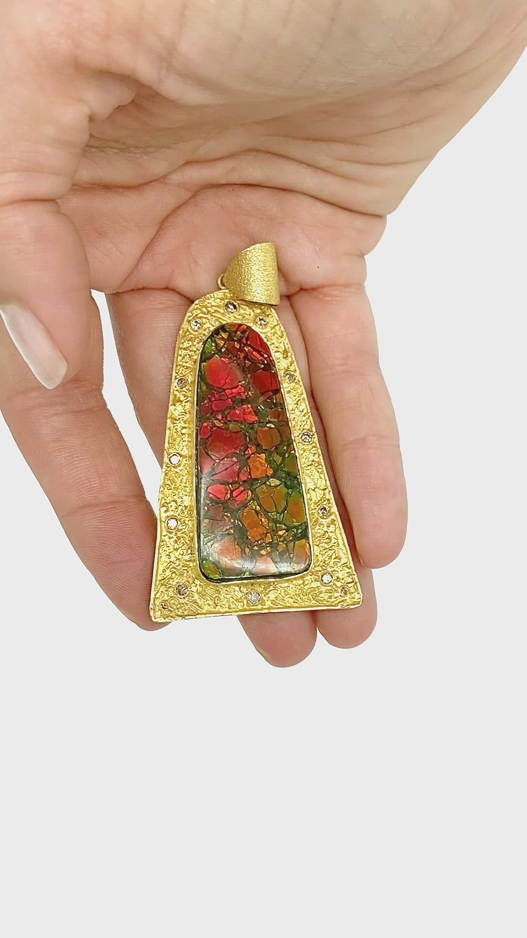 Ammolite Pendant