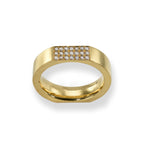 Gold Pave Diamond Ring
