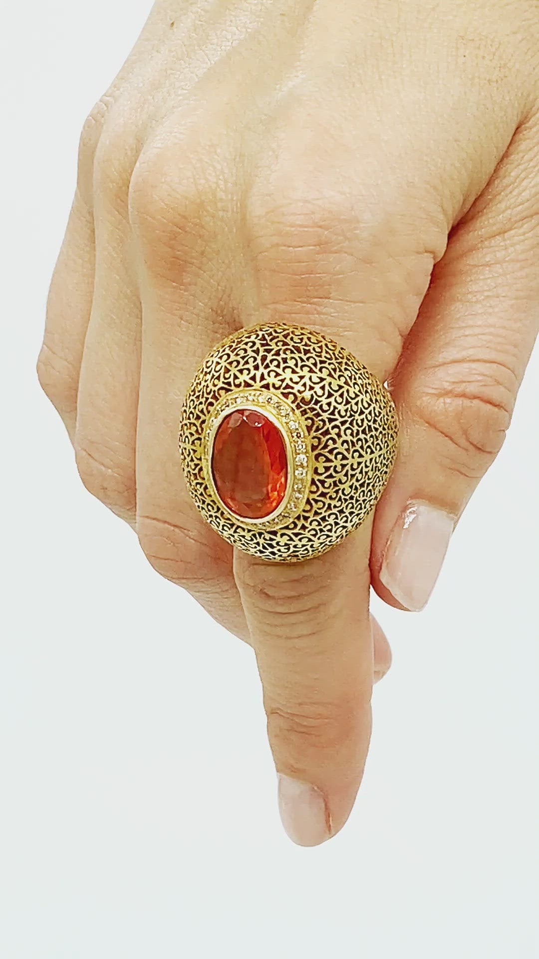 Fire Opal Ring