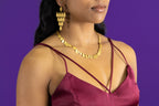 Delicate Gold Leaves Mala
