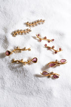 Tourmaline Diamond Trail Earrings