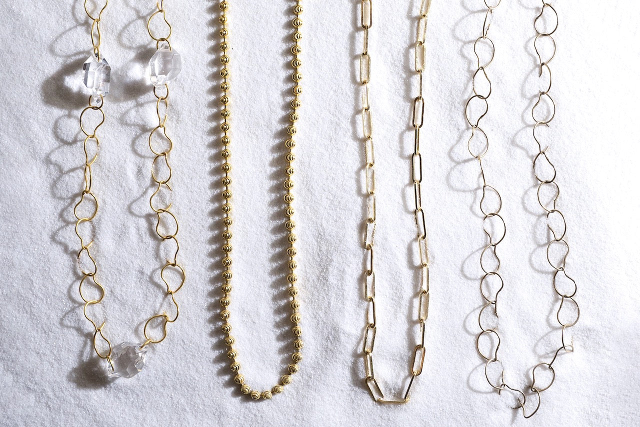 Gold Paperclip Chain