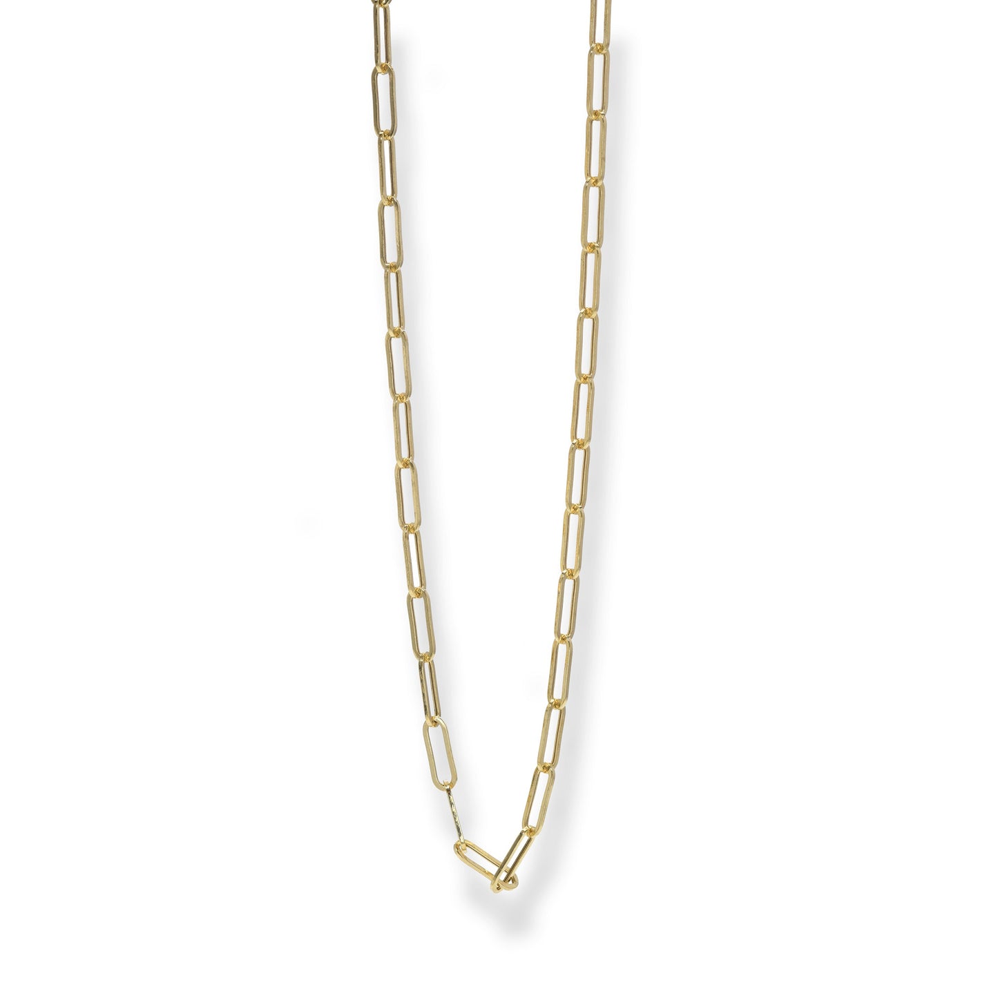 Gold Paperclip Chain