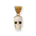 Sapphire Eyes Skull Pendant