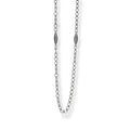 Silver Marquise Bead Chain